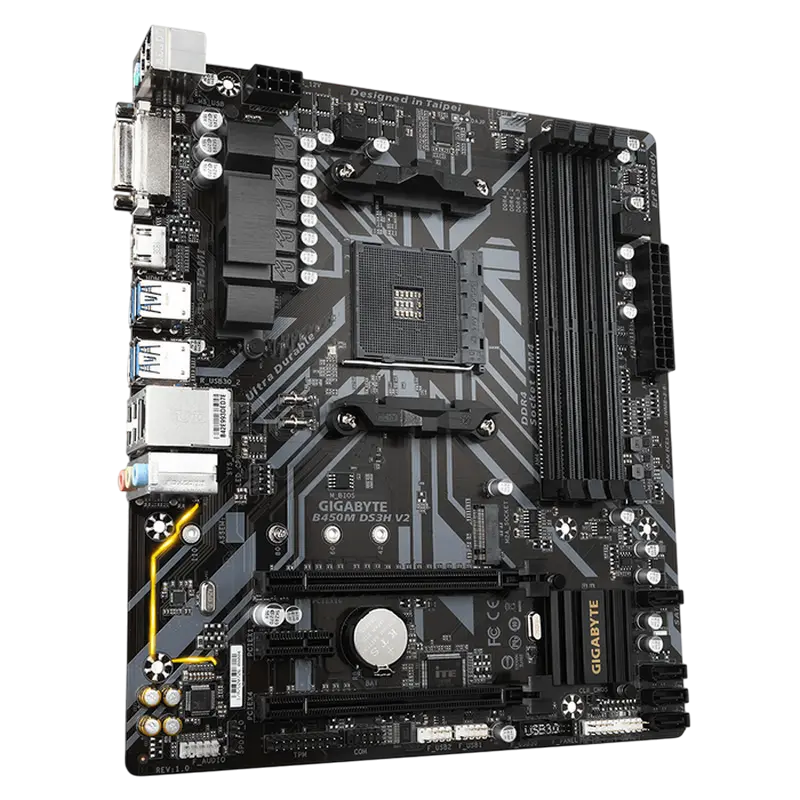 Gigabyte B450M DS3H V2 1.0 AM4 Micro-ATX