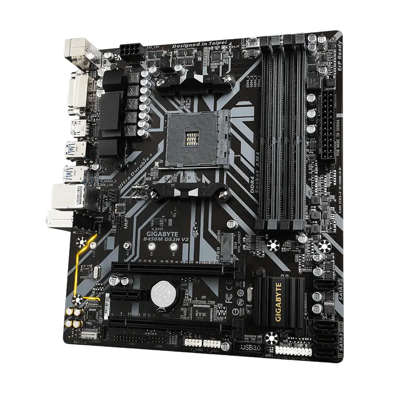 Gigabyte B450M DS3H V2 1.0 AM4 Micro-ATX
