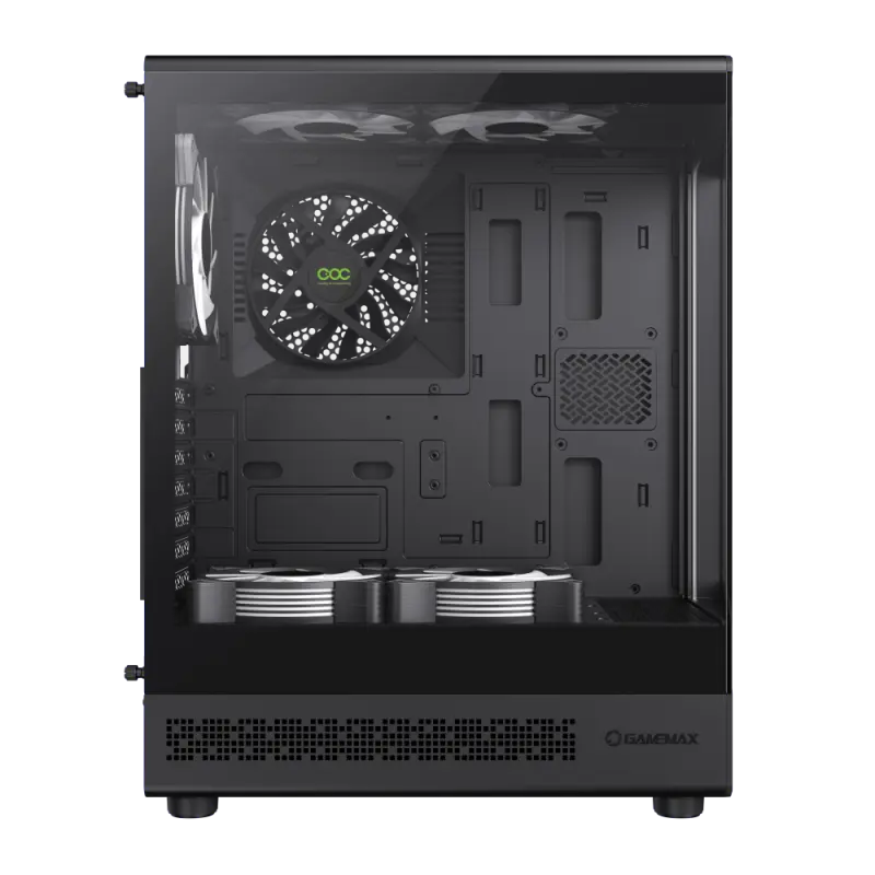 Gamemax VISTA COC AB Midi-Tower Negru
