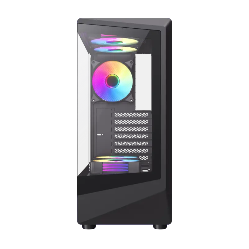 Gamemax VISTA COC AB Midi-Tower Negru