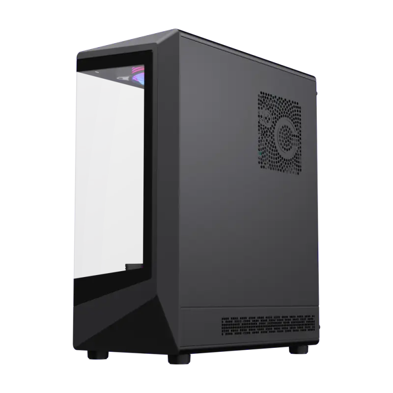 Gamemax VISTA COC AB Midi-Tower Negru