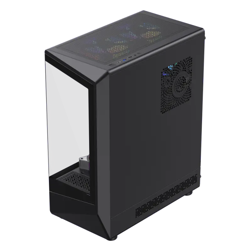 Gamemax VISTA COC AB Midi-Tower Negru