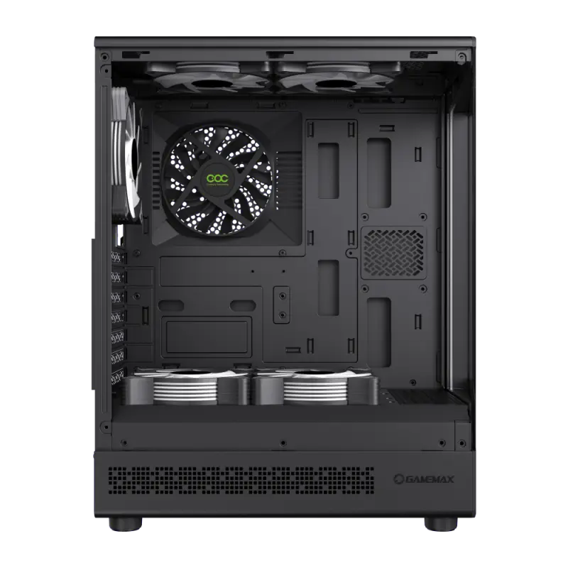 Gamemax VISTA COC AB Midi-Tower Negru
