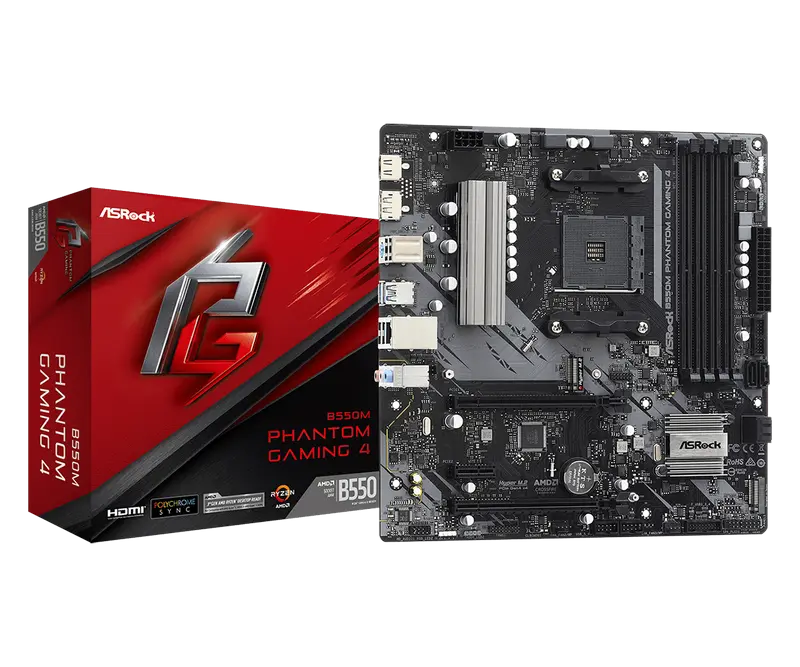 ASRock B550M PHANTOM GAMING 4 AM4 Micro-ATX