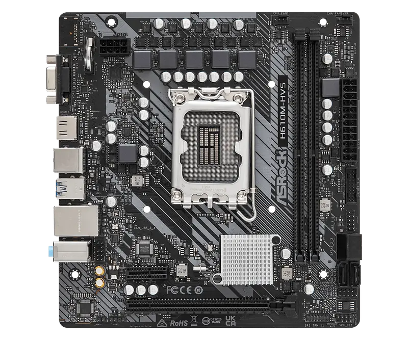 ASRock H610M-HVS LGA1700 Micro-ATX