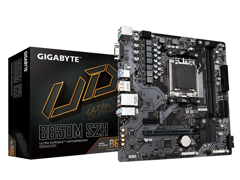 Gigabyte B650M S2H AM5 Micro-ATX