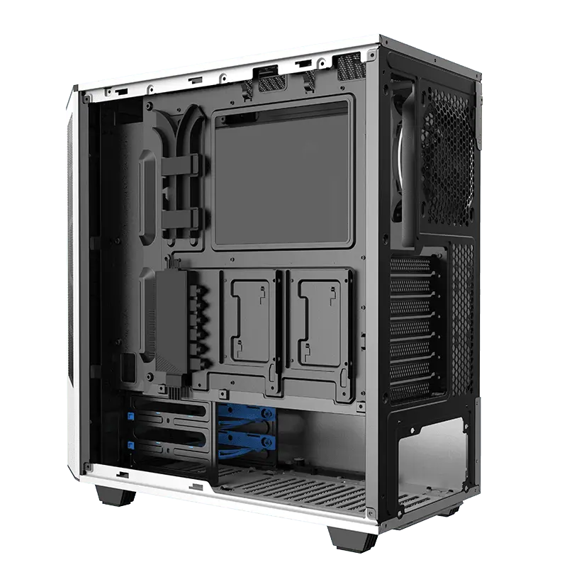 Gamemax PANDA T801 WT Midi-Tower Alb