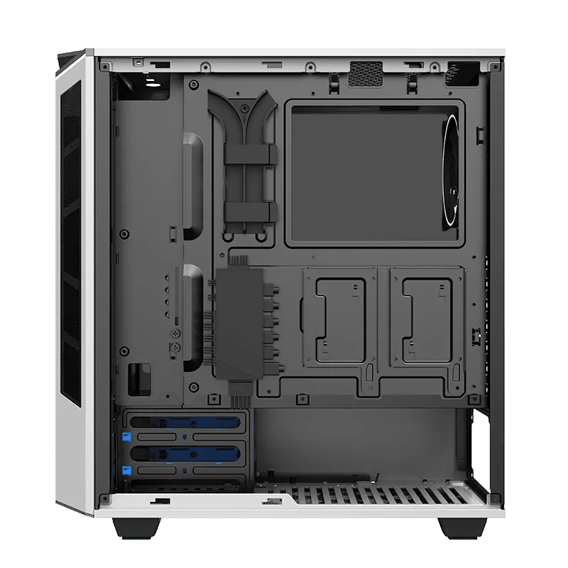 Gamemax PANDA T801 WT Midi-Tower Alb