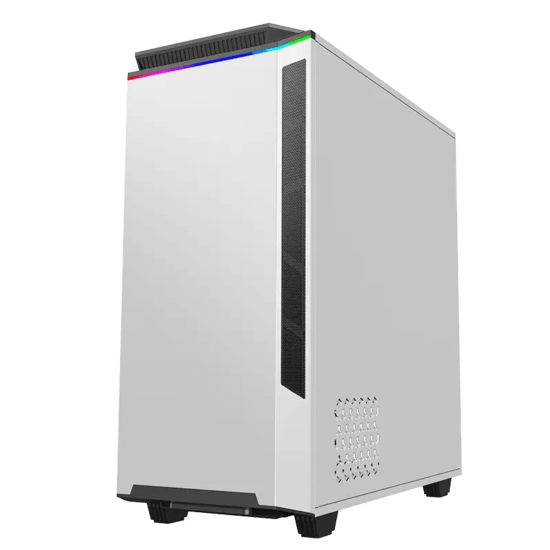 Gamemax PANDA T801 WT Midi-Tower Alb