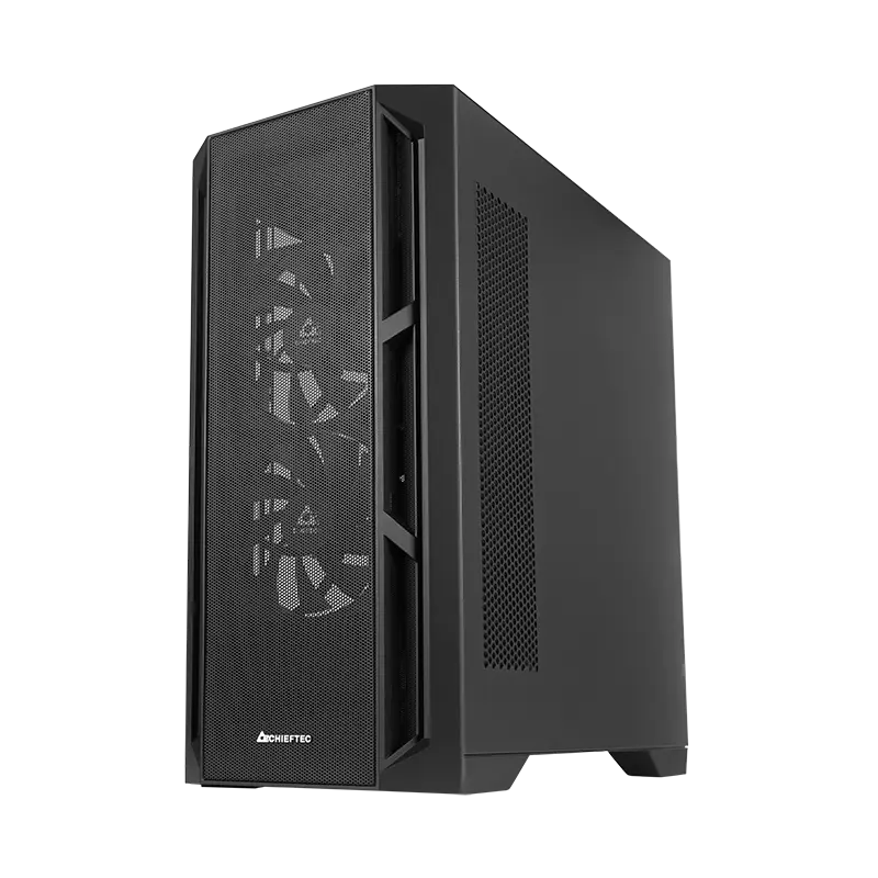Chieftec GA-01B-M-OP Midi-Tower Negru
