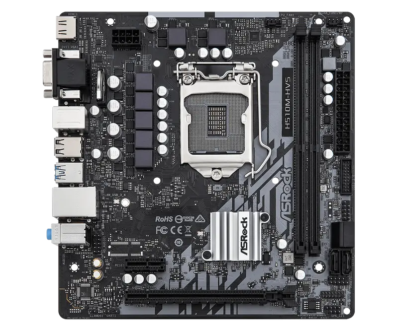 ASRock H510M-HVS R1/R2.0 LGA1200 Micro-ATX
