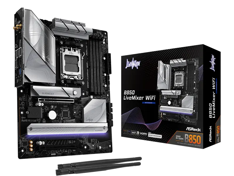 ASRock B850 LIVEMIXER WIFI AM5 ATX