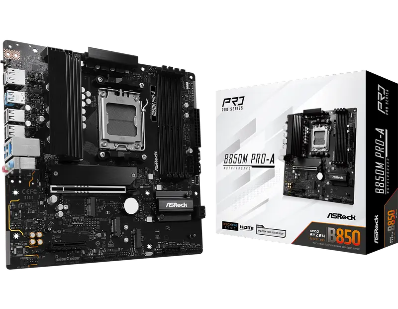 ASRock B850M PRO-A AM5 Micro-ATX