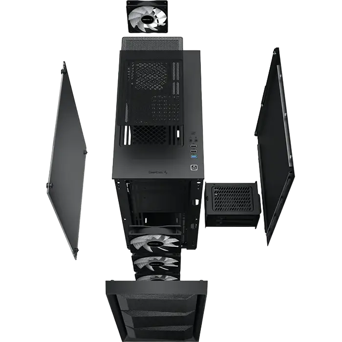 Deepcool MATREXX 50 MESH 4FS Midi-Tower Negru