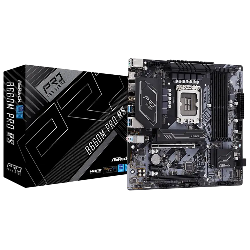ASRock B660M PRO RS LGA1700 Micro-ATX