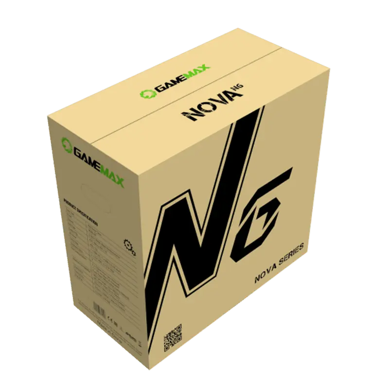 Gamemax NOVA N6 Midi-Tower Negru