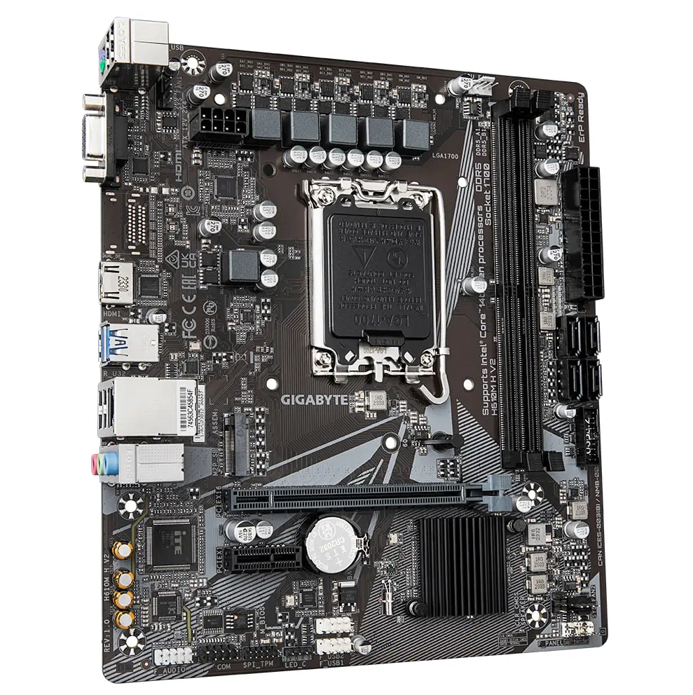 Gigabyte H610M H V2 LGA1700 Micro-ATX