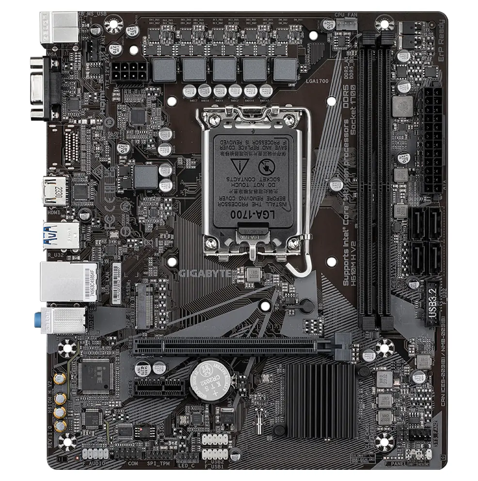 Gigabyte H610M H V2 LGA1700 Micro-ATX