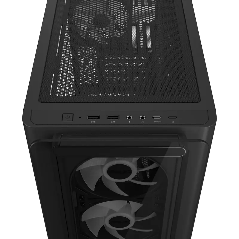 ASUS A23 PLUS TG ARGB Mini-Tower Negru