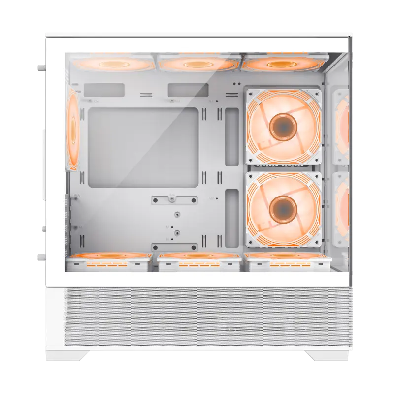 Gamemax VISTA MW Midi-Tower Alb