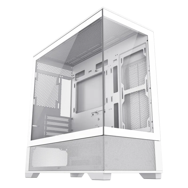 Gamemax VISTA MW Midi-Tower Alb
