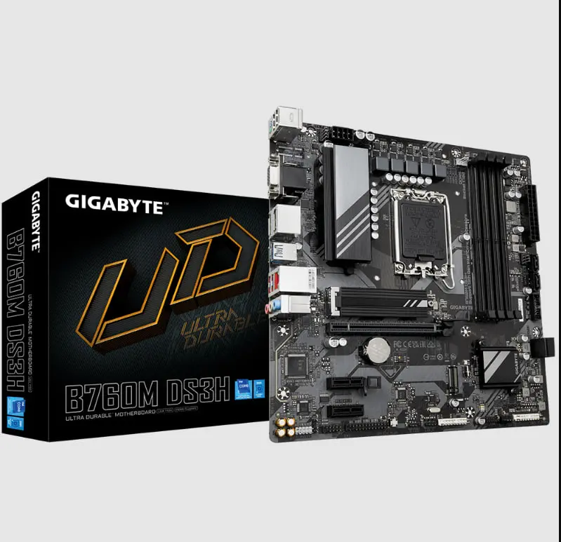 Gigabyte B760M DS3H LGA1700 Micro-ATX