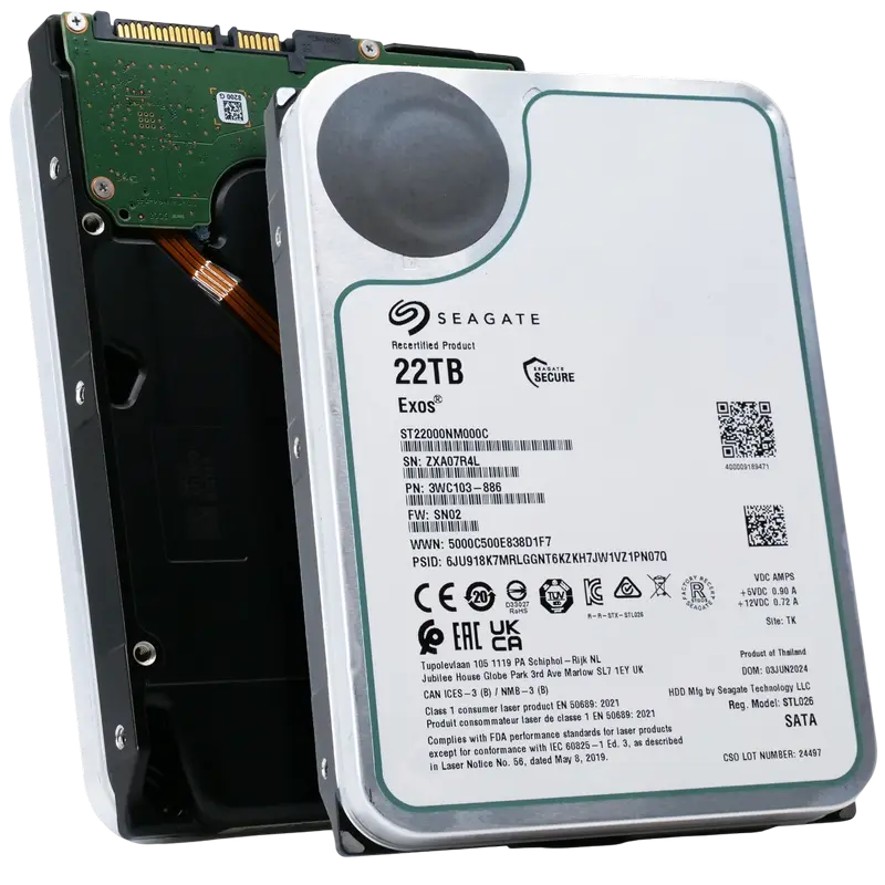 Seagate Exos 22 TB