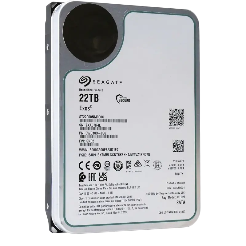 Seagate Exos 22 TB