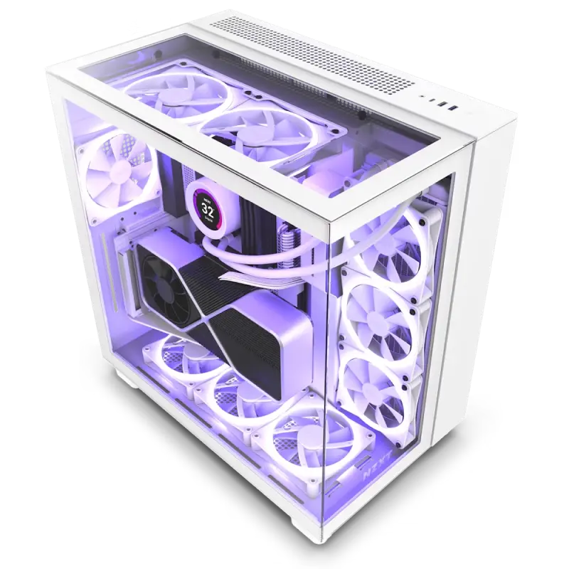 NZXT H9 Elite Midi-Tower Alb