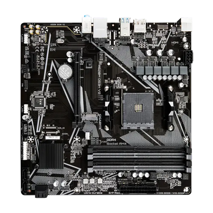 Gigabyte A520M DS3H V2 AM4 Micro-ATX