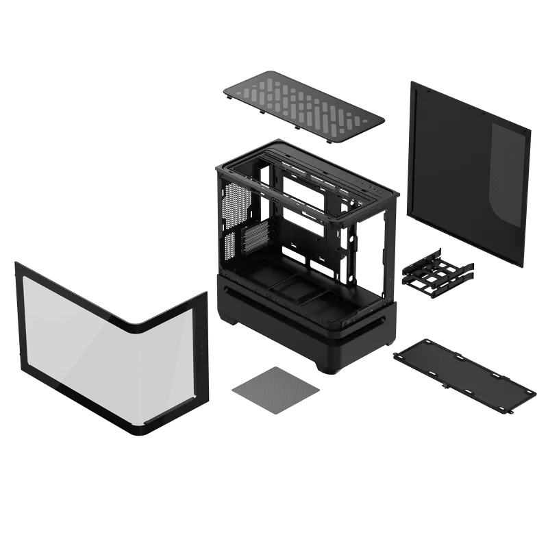ASUS PRIME AP202 TG ARGB Midi-Tower Negru