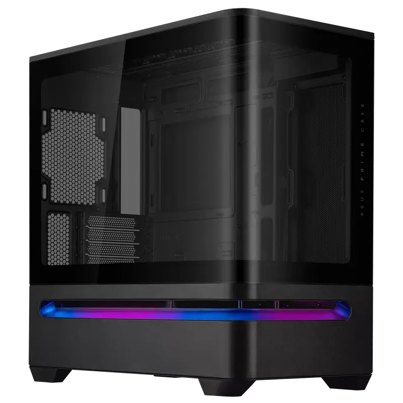 ASUS PRIME AP202 TG ARGB Midi-Tower Negru