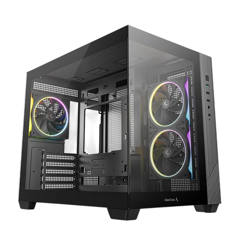 Deepcool CG330 3F Midi-Tower Negru