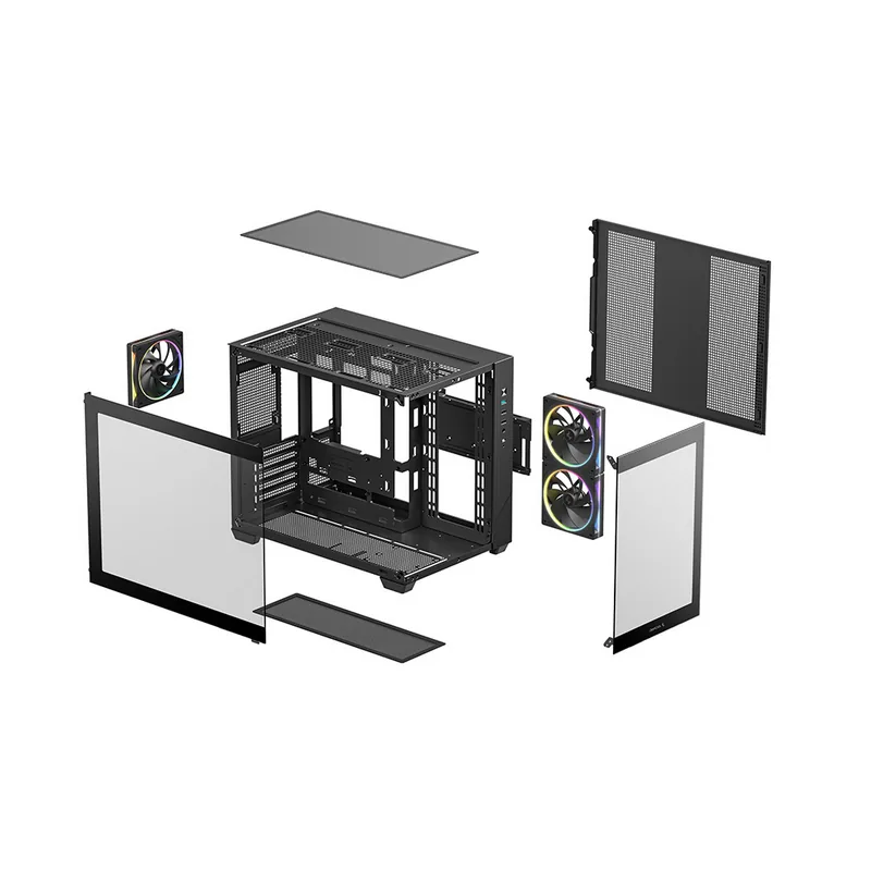 Deepcool CG330 3F Midi-Tower Black