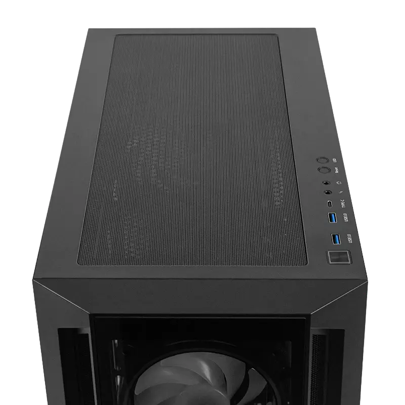 Chieftec GA-01B-TG-OP Midi-Tower Negru