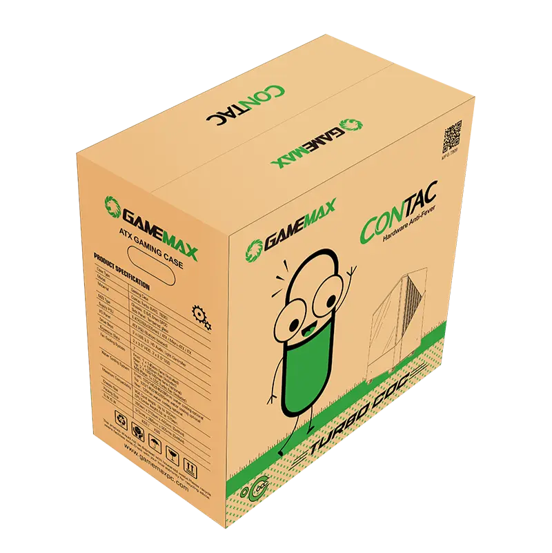Gamemax CONTAC COC Midi-Tower White
