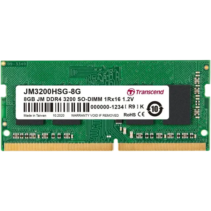 Transcend PC25600 32GB DDR4 3200MHz SODIMM