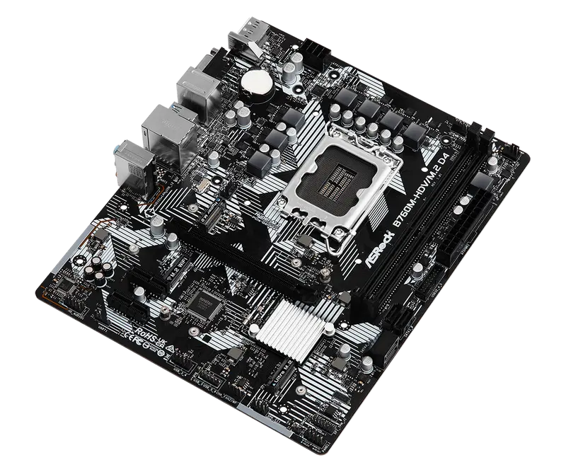 ASRock B760M-HDV/M.2 D4 LGA1700 Micro-ATX