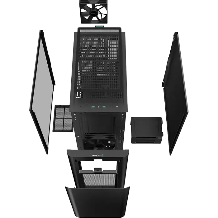 Deepcool CK500 Midi-Tower Negru