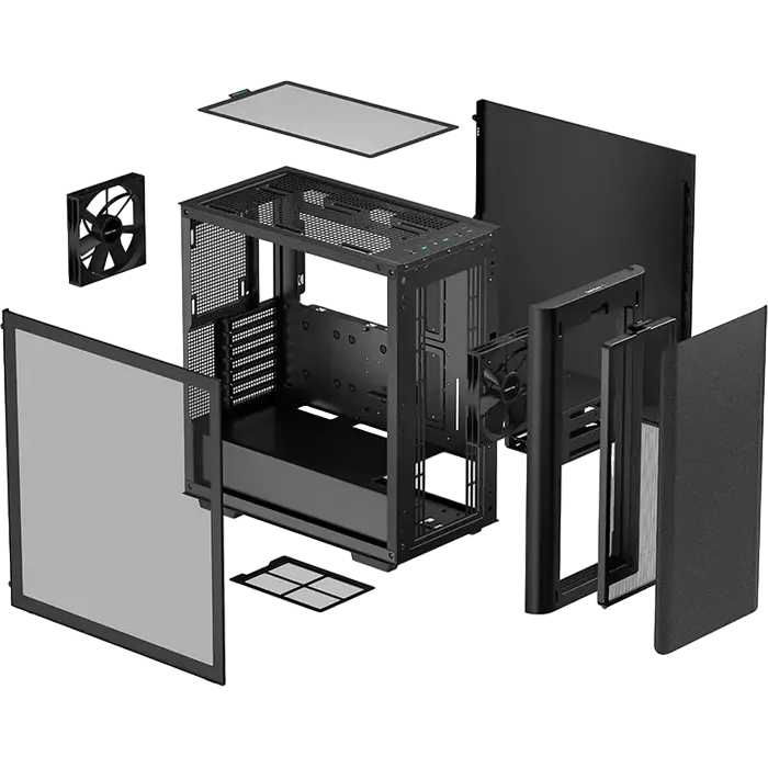 Deepcool CK500 Midi-Tower Negru