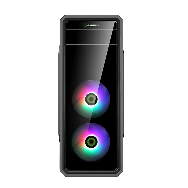 Gamemax G561-FRGB Midi-Tower Negru