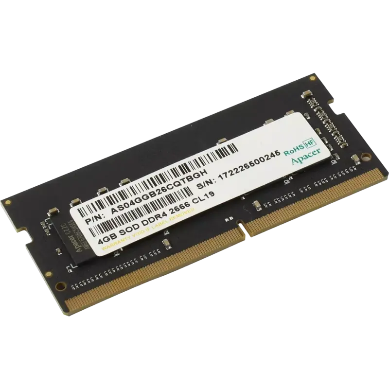 Apacer AS04GGB26CQTBGH 4GB DDR4 2666MHz SODIMM