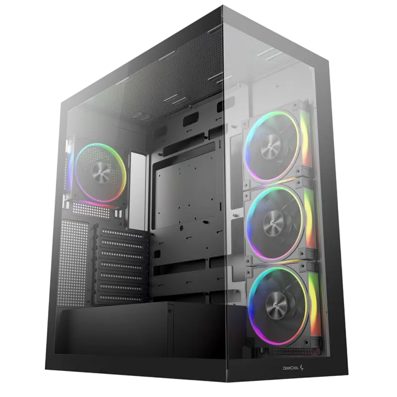Deepcool CG580 4F V2 Midi-Tower Negru