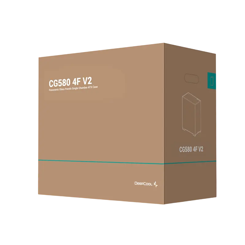 Deepcool CG580 4F V2 Midi-Tower Negru
