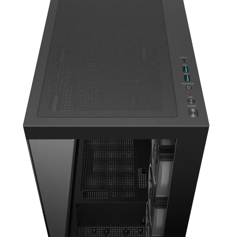 Deepcool CG580 4F V2 Midi-Tower Negru
