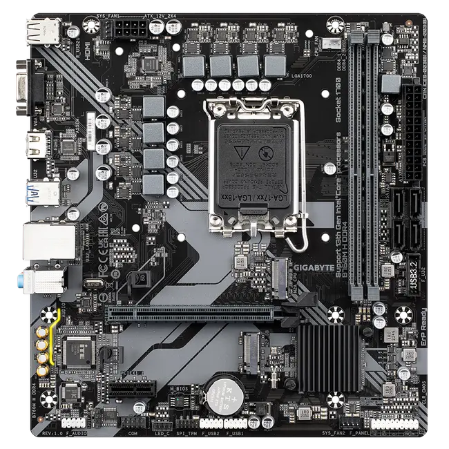 Gigabyte B760M H DDR4 LGA1700 Micro-ATX
