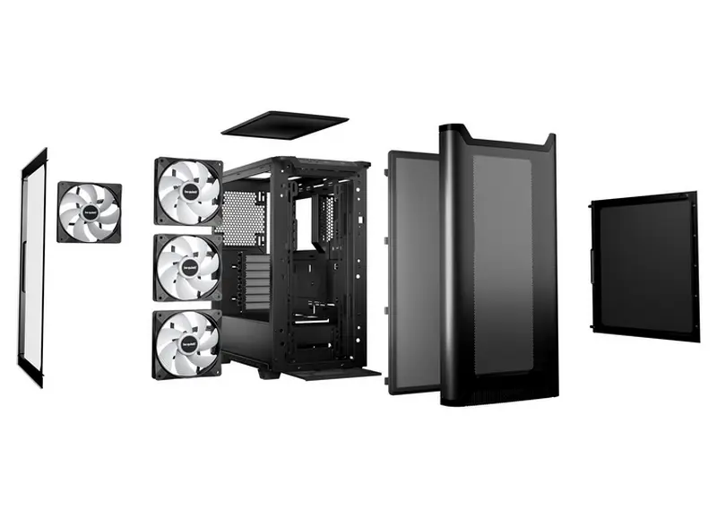 be quiet! PURE BASE 501 LX Midi-Tower Negru