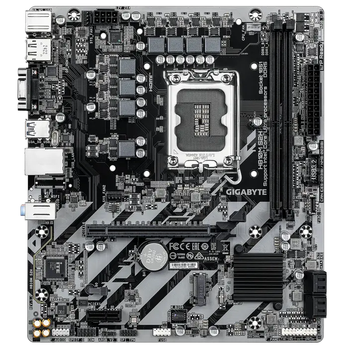 Gigabyte H810M S2H, LGA1851, Intel H810, Micro-ATX