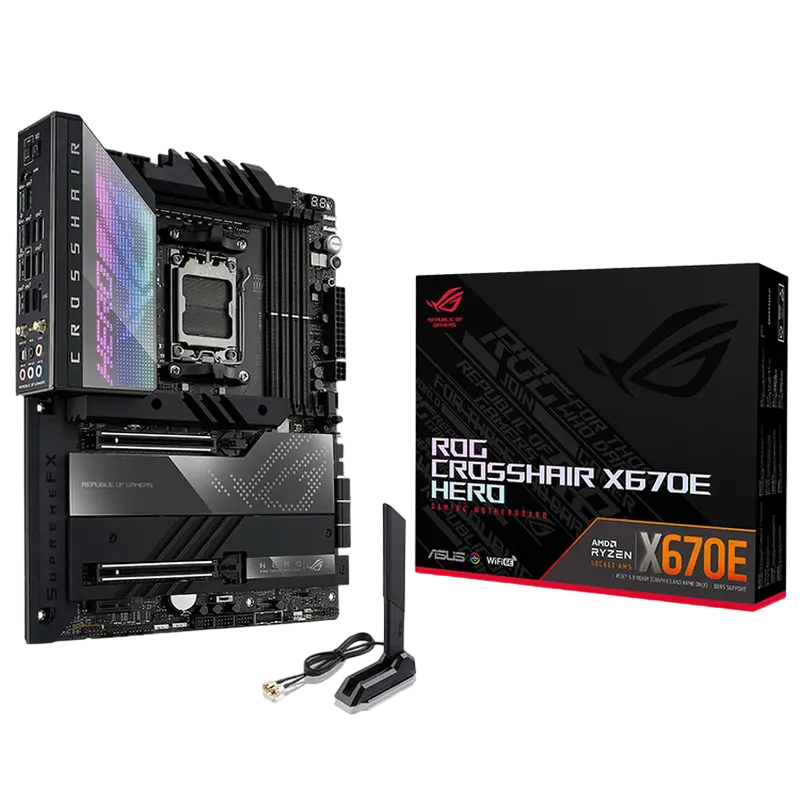 ASUS ROG CROSSHAIR X670E HERO AM5 ATX