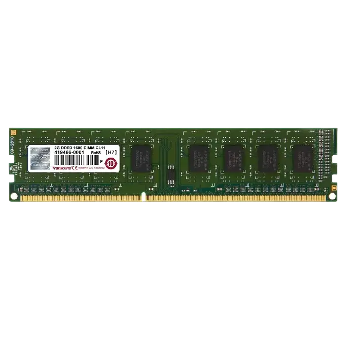 Transcend PC12800 JetRam 2GB DDR3 1600MHz